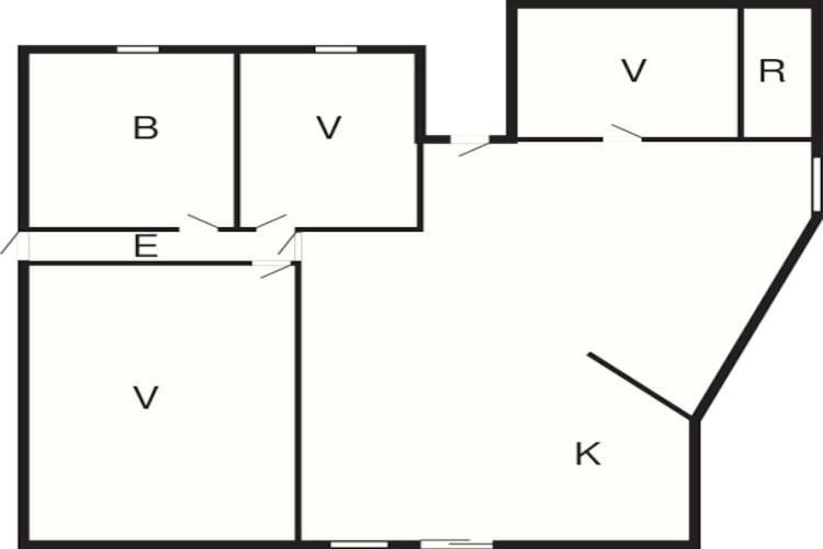 6 Person Holiday Home In 에벨토프트 외부 사진